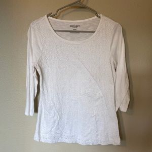 White Lace Old Navy Blouse